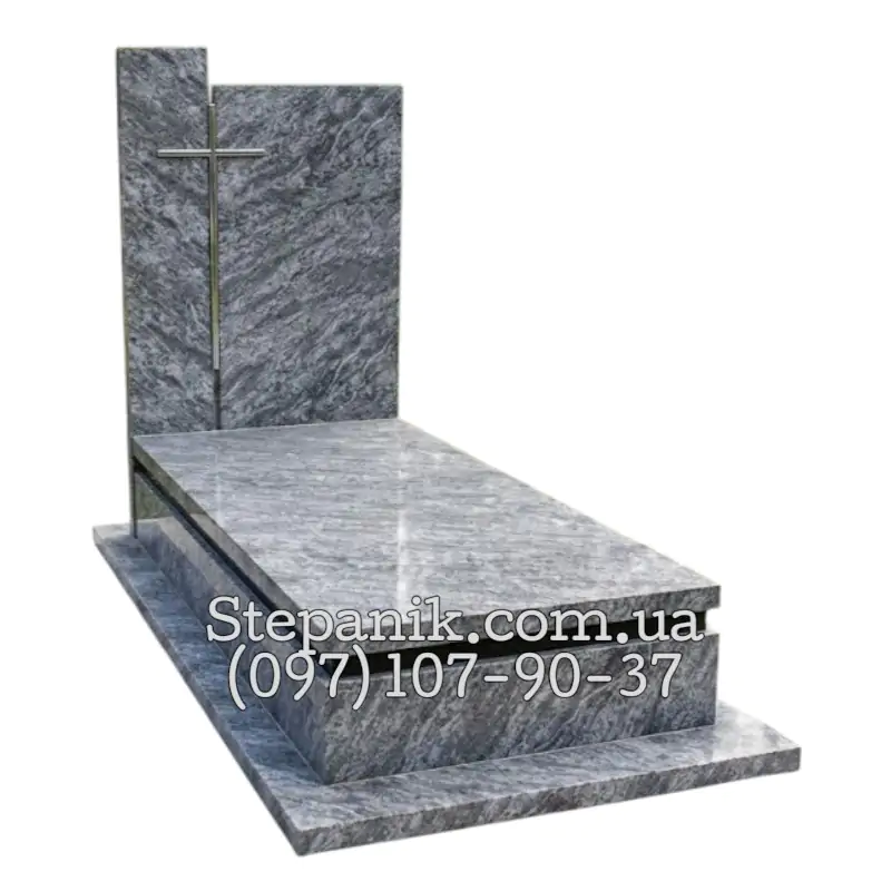 Одинарний пам'ятник з граніту Оріон прямокутний (Модель 43)