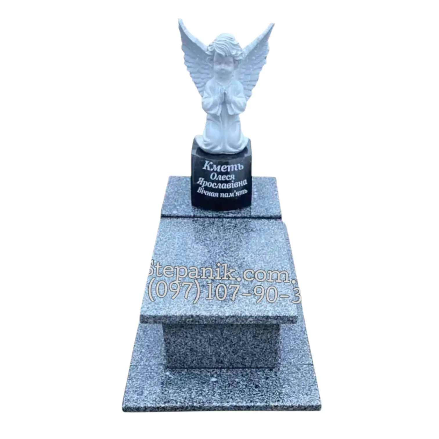 Дитячий пам'ятник з ангеликом (Модель 180)